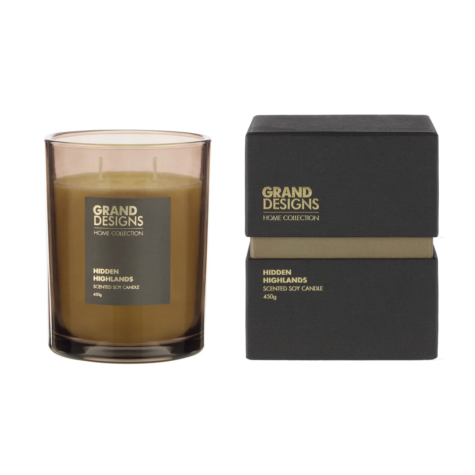 Candle Hidden Highlands Blk 450g
