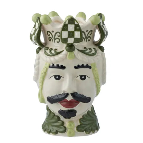 Pot Mario Ceramic Olive 18cm