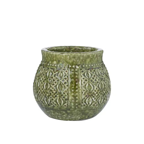 Pot Siracusa Ceramic Green 19cm