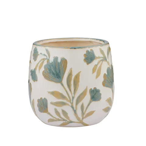 Pot Anchal Ceramic Blue/Olive 20.5
