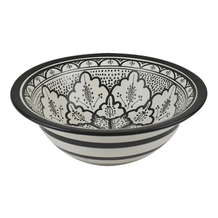 Bowl Aleah 28 cm Blk/Wht
