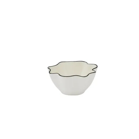 Bowl Ceramic Winslow Ivory/Black