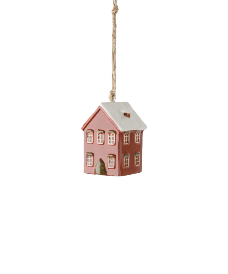 Hanging Mini House Red