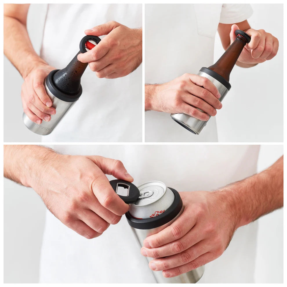 Keyring Bottle Opener 3-in-1