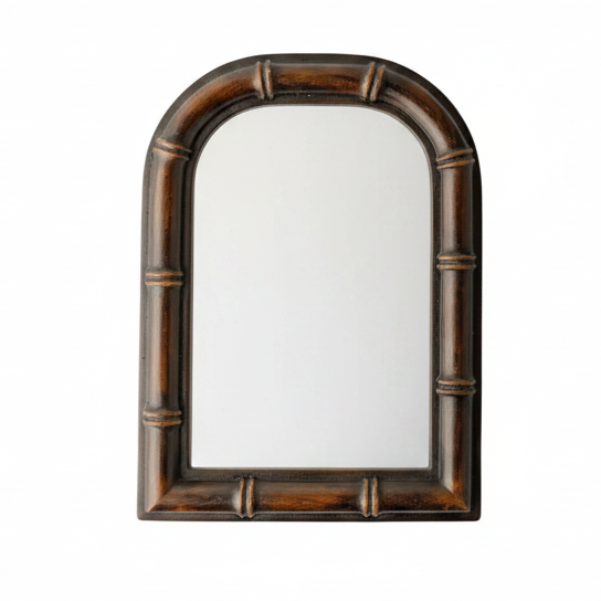 Photo Frame Bamboo Round Top 4x6