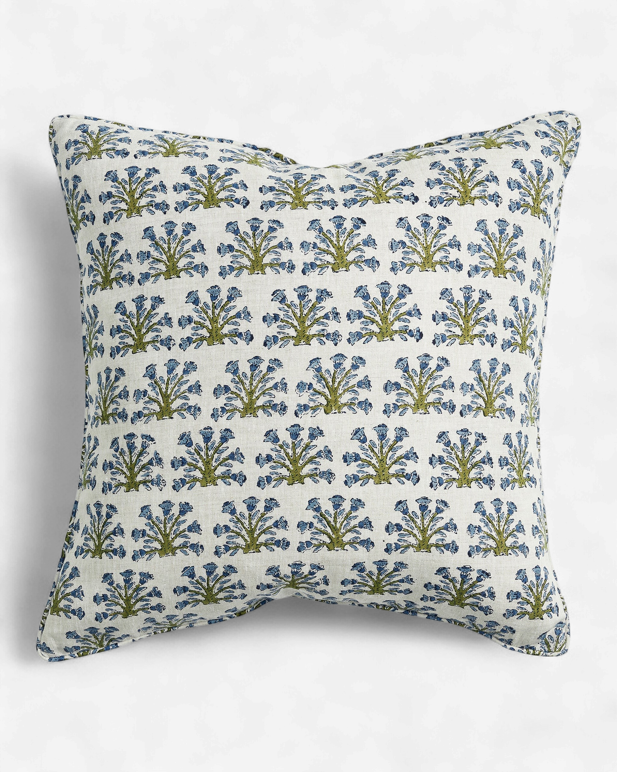 Cushion Samode Moss Azure 55cm
