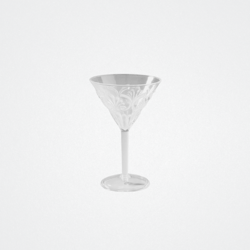 Martini Acrylic Glass Clear