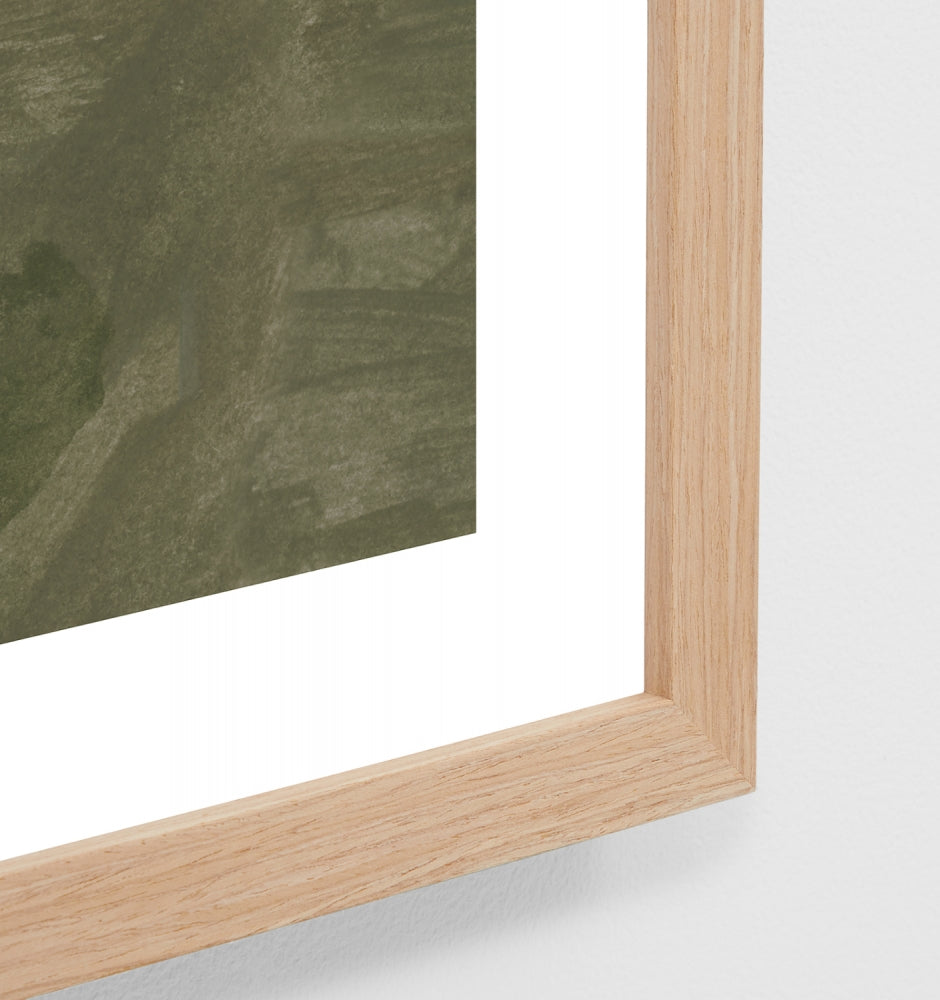 Print Olive Arrangement Green Raw (G4)113x132