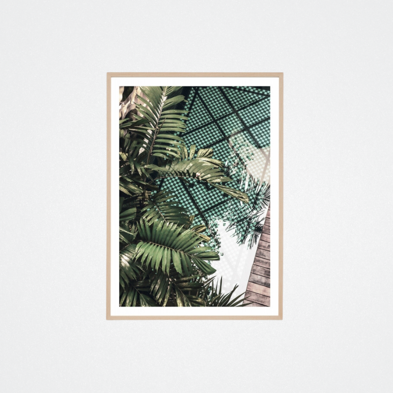 Print Tropical Pool 87x122