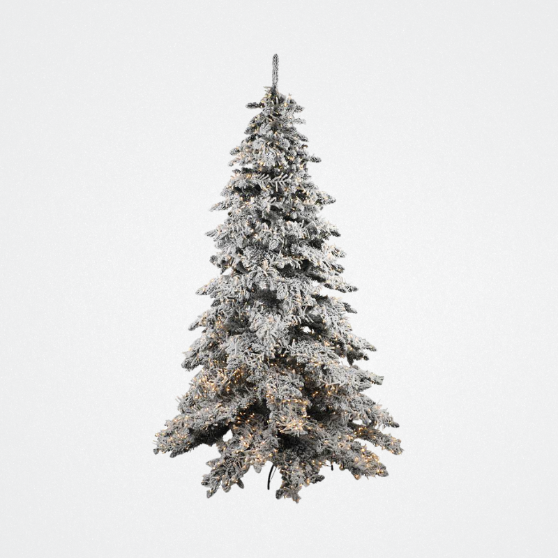 Pre Lit Tree Snow 7ft - 6670 Lights