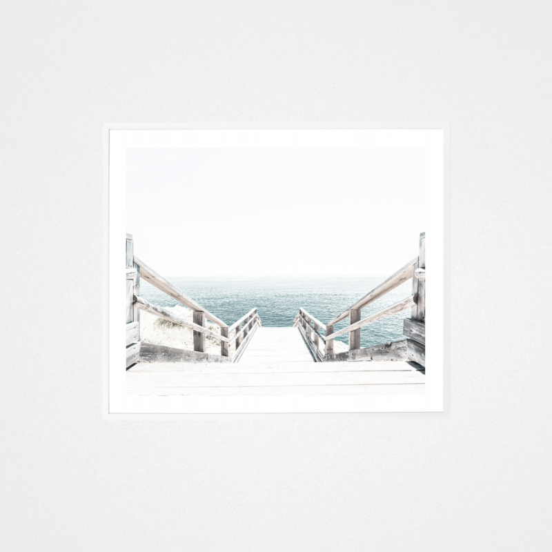 Print Seashore Steps 101x81