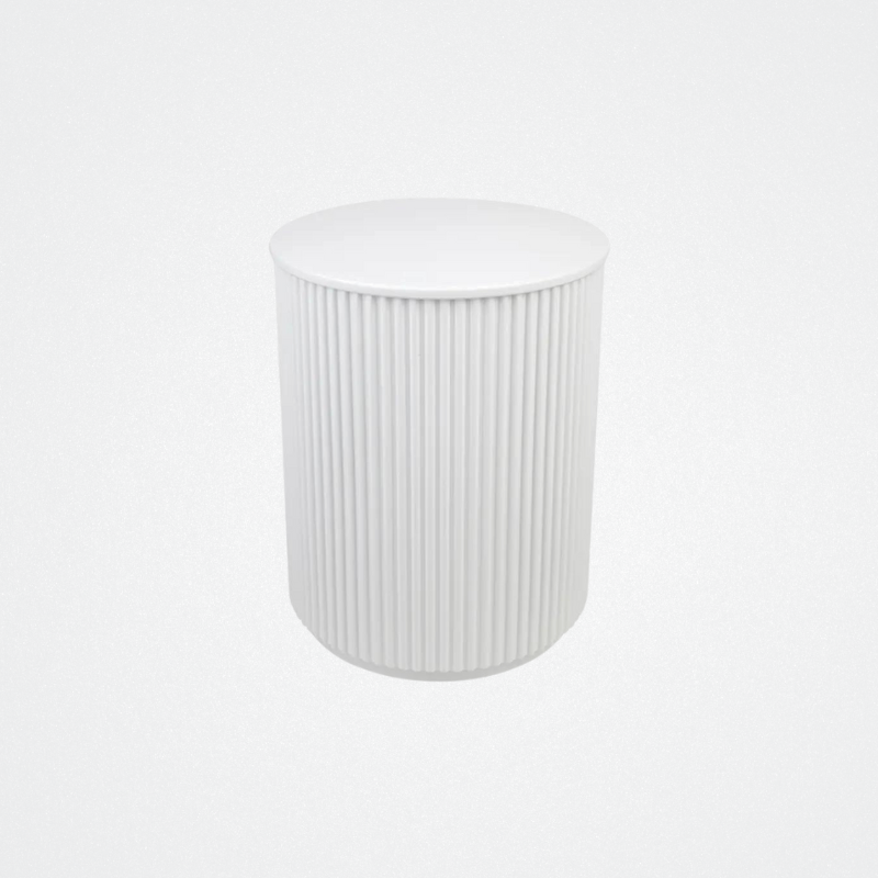 Side Table Round White Nomad