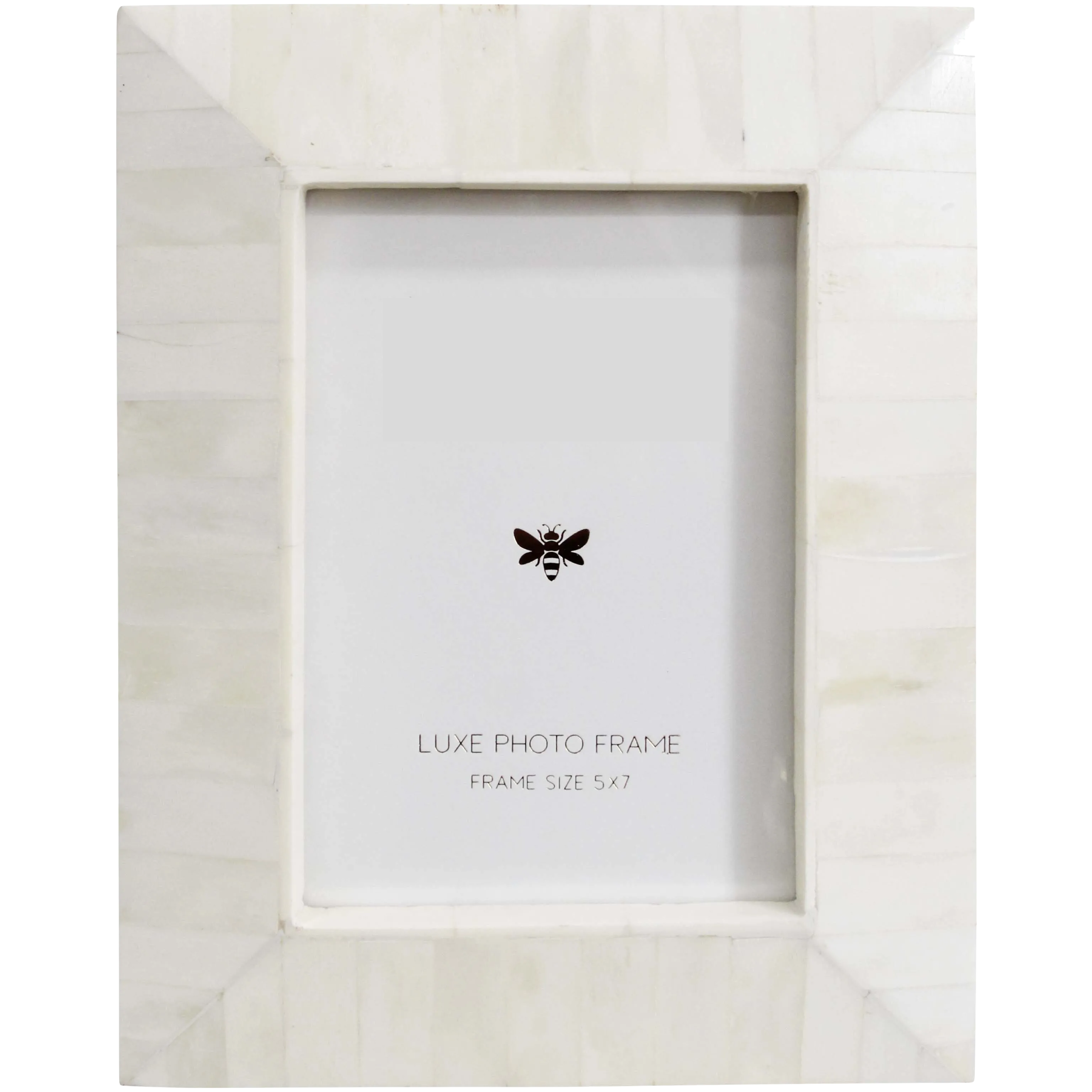 Photo Frame Bone Tapered 5x7