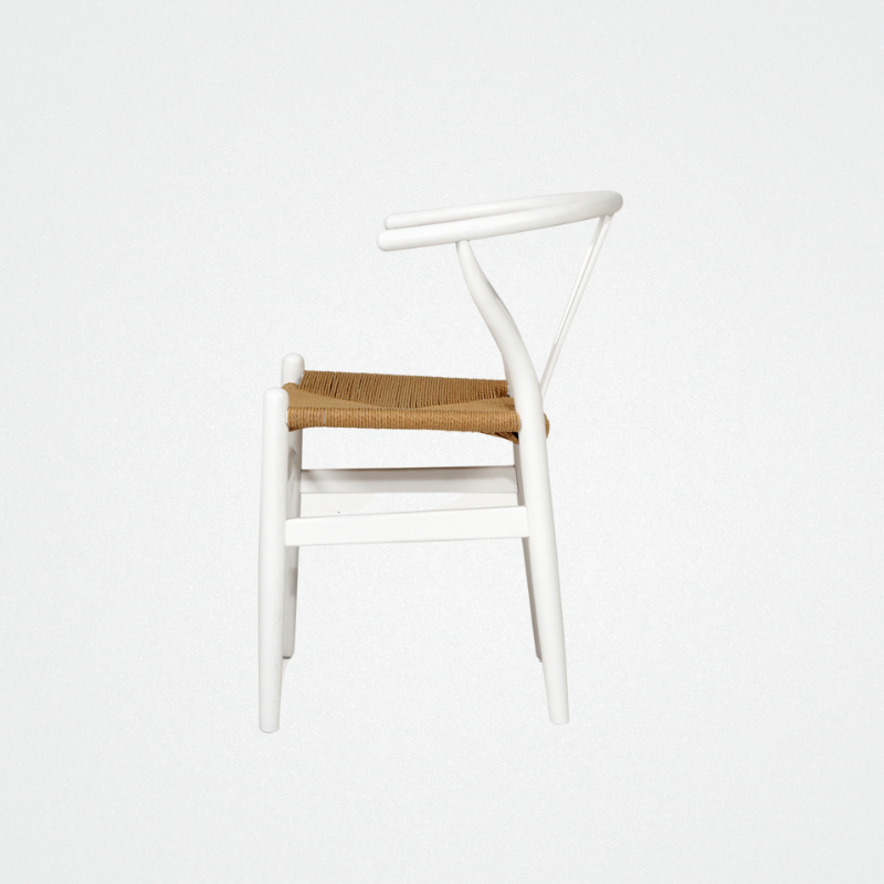 Chair Wishbone Design White
